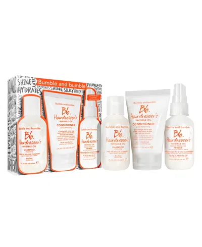 Bumble And Bumble 3-piece Travel Size Hairdressers Invisible Oil Style For Days Starter Set In Transparent