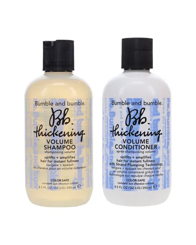 Bumble And Bumble . 8.5 & 8.5 oz  Thickening Volume Shampoo 8.5 oz & Conditioner 8.5 In Transparent