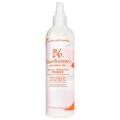 Bumble And Bumble Hairdresser's Invisible Oil Heat Protectant Leave In Conditioner Primer 12 Oz/350 ml In Transparent