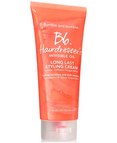 Bumble And Bumble Hairdresser's Invisible Oil Long Last Styling Cream, 6.7 Oz. In No Color