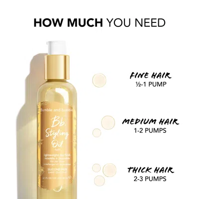 Bumble And Bumble Styling Oil For Split End Prevention + Anti-frizz