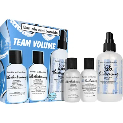 Bumble And Bumble . Thickening Team Volume Hair Care Holiday Gift Set $67 Value In No Color