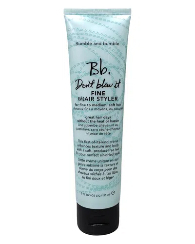 Bumble And Bumble . Unisex 5oz Don't Blow It Hair Styler (fine)
