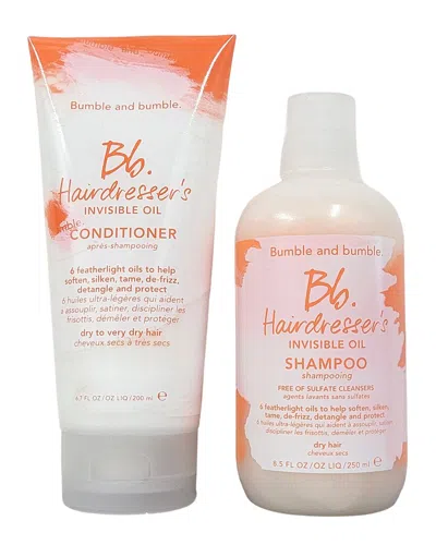 Bumble And Bumble . Unisex Hairdresser's Invisible Oil Shampoo & Conditioner Duo In White