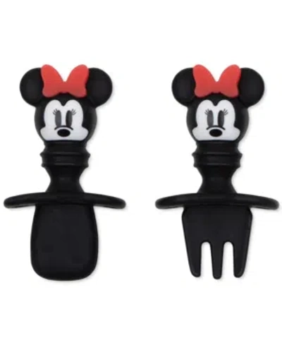 Bumkins Baby Boys Or Baby Girls Disney Silicone Chewtensils In Minnie Mouse