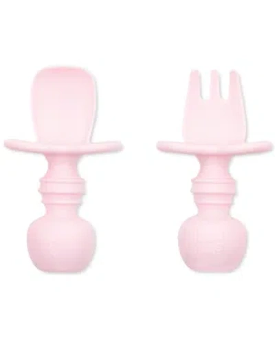 Bumkins Babies' Silicone Chewtensils In Pink