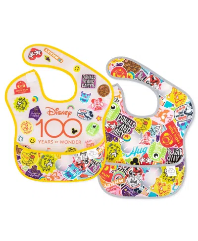 Bumkins Baby Disney 100 Happy Faces Super Bibs, Pack Of 2 In Multi