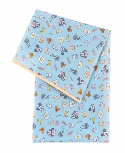 Bumkins Babies' Disney Brunch Bunch Waterproof Splat Mat, 42" X 42" In Blue