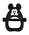 Bumkins Disney Mickey Mouse Silicone Un-droppable Mitt Teether In Black