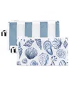 Bumkins Shells Small Snack Bags, 2 Pack In Multi