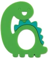 Bumkins Dinosaur Silicone Teether In Dinosaur