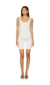 Bumpsuit Cindy Romper In White