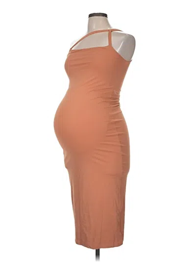 Pre-owned Bumpsuit Cocktail Dress In Tan