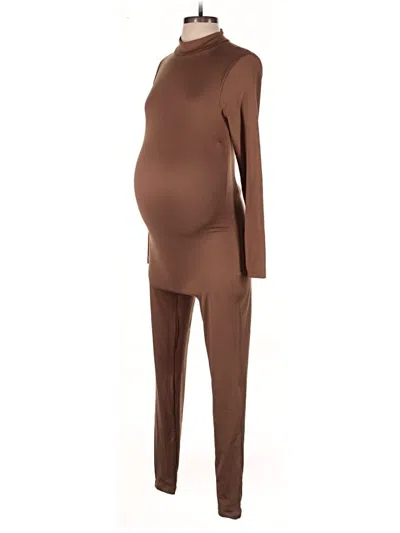 Pre-owned Bumpsuit Jumpsuit In Brown