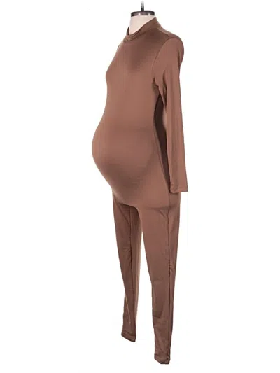 Pre-owned Bumpsuit Jumpsuit In Brown