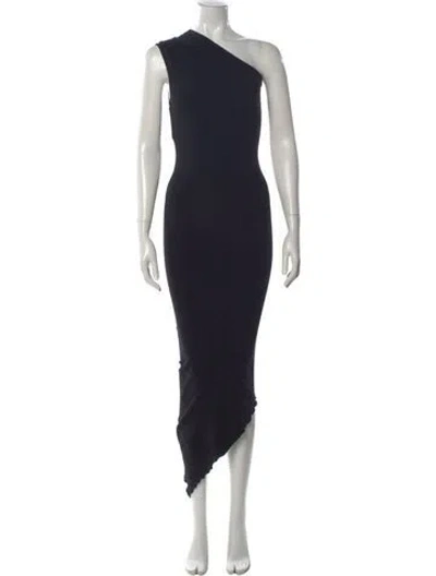 Pre-owned Bumpsuit Nylon Midi Length Dress W/ Tags In Blue