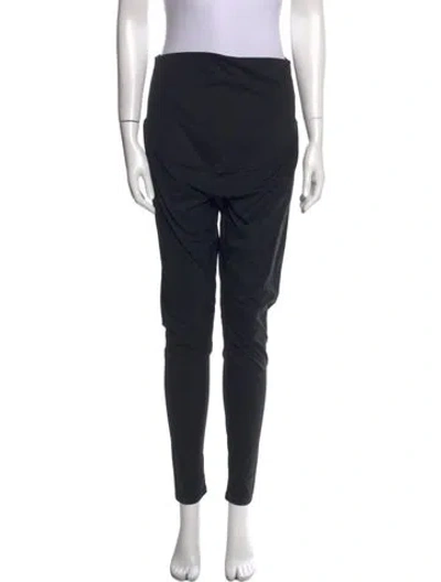 Pre-owned Bumpsuit Nylon Skinny Leg Pants In Black