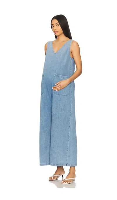 Bumpsuit Oversized Denim Jumpsuit In Blue