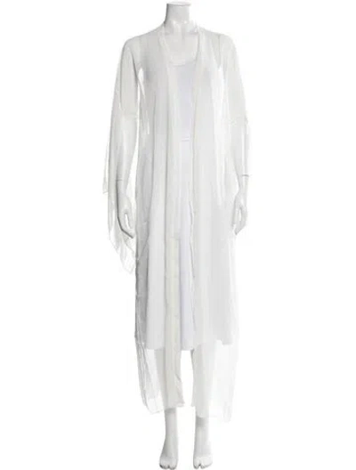 Pre-owned Bumpsuit Robe W/ Tags In White