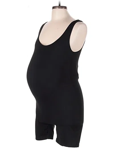 Pre-owned Bumpsuit Romper In Black
