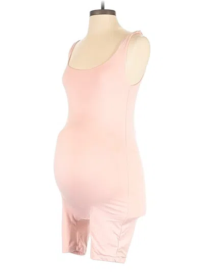 Pre-owned Bumpsuit Romper In Pink