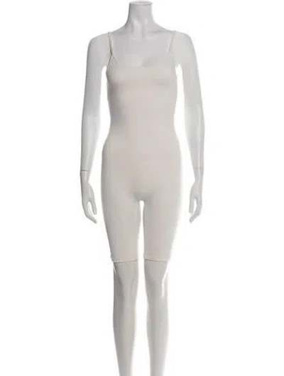 Pre-owned Bumpsuit Scoop Neck Jumpsuit In Green