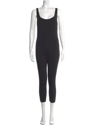 Pre-owned Bumpsuit Scoop Neck Jumpsuit In Grey
