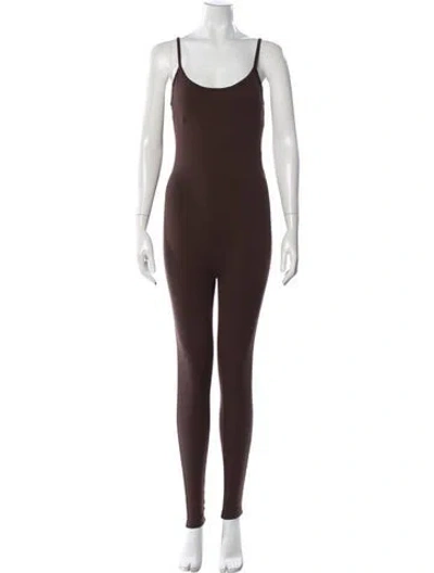Pre-owned Bumpsuit Scoop Neck Jumpsuit W/ Tags In Brown