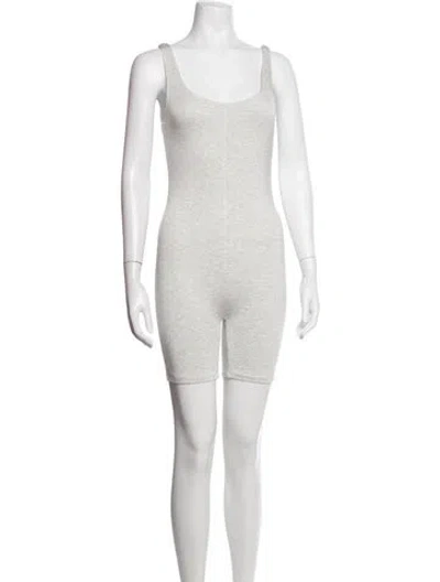 Pre-owned Bumpsuit Scoop Neck Jumpsuit W/ Tags In Grey