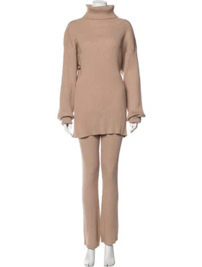 Pre-owned Bumpsuit Set In Brown