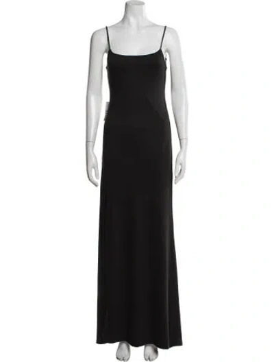 Pre-owned Bumpsuit Square Neckline Long Dress W/ Tags In Black