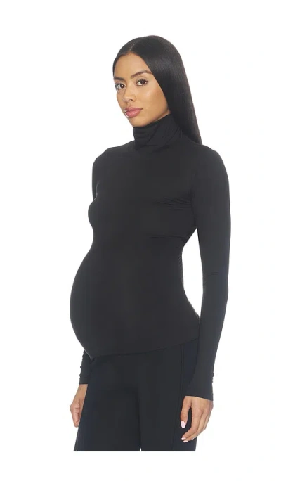 Bumpsuit The Maternity Turtleneck Top In Black