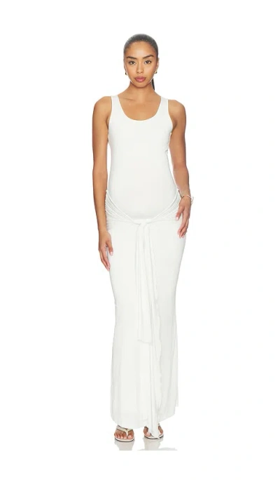 Bumpsuit 맥시원피스 In White