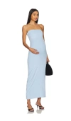 Bumpsuit The Zoe Midi Dress In Baby Blue