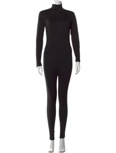 Pre-owned Bumpsuit Turtleneck Jumpsuit In Black