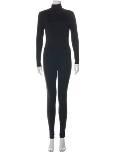 Pre-owned Bumpsuit Turtleneck Jumpsuit In Black