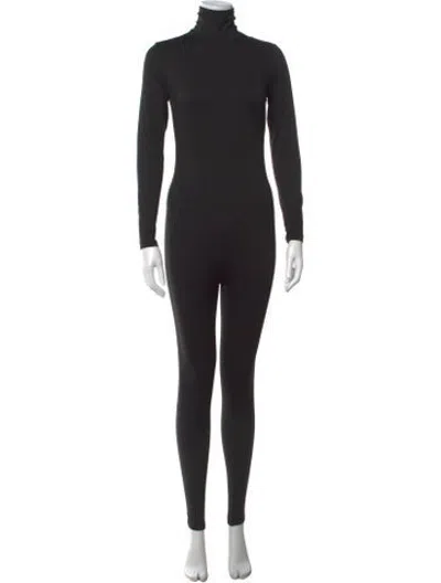 Pre-owned Bumpsuit Turtleneck Jumpsuit In Black