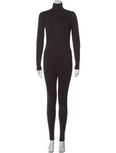 Pre-owned Bumpsuit Turtleneck Jumpsuit In Brown