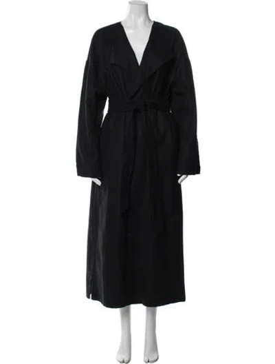 Pre-owned Bumpsuit Wool Coat In Black
