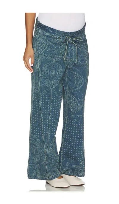 Bumpsuit X Spell Relaxed Denim Jean In Denim-dark
