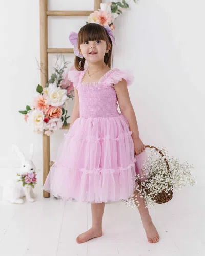 Bums & Roses Blossom Tulle Bamboo Lined Dress In Multi