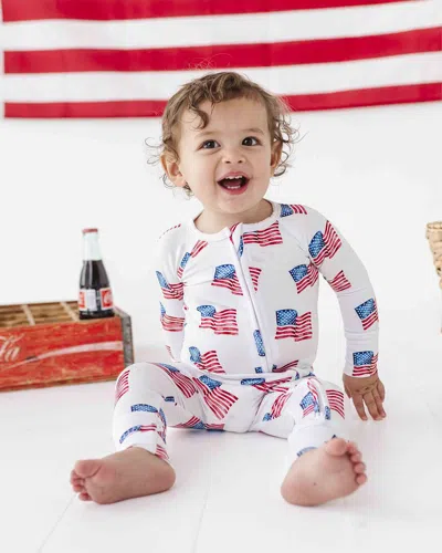 Bums & Roses Kids' Red White & Cute Convertible Romper In Multi