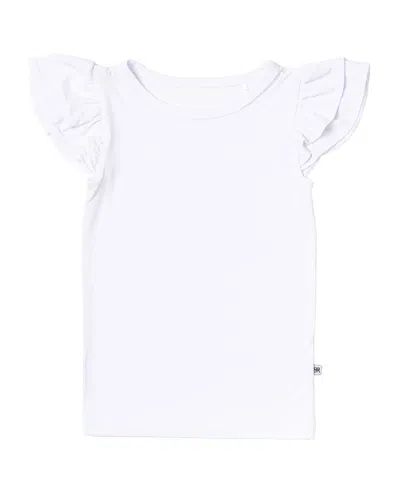 Bums & Roses Stardust Cap Sleeve Top In White