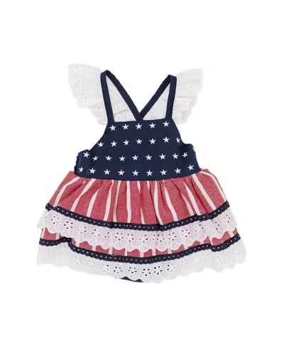 Bums & Roses Usa Tiered Ruffle Dress In Animal Print
