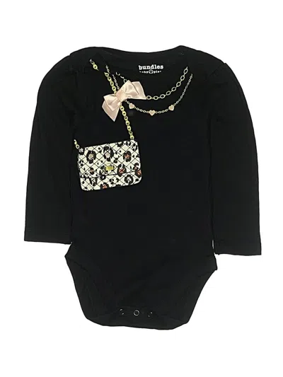 Pre-owned Bundles Kids' Long Sleeve Onesie In Black