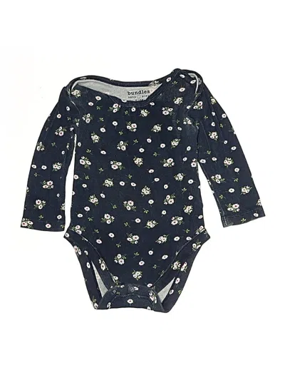 Pre-owned Bundles Babies' Long Sleeve Onesie In Blue