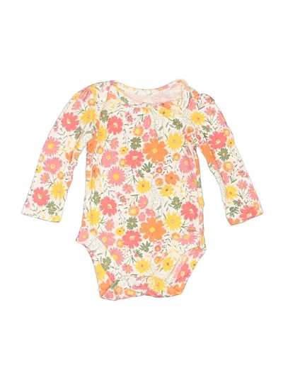 Pre-owned Bundles Babies' Long Sleeve Onesie In Orange