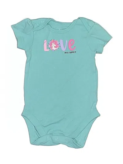 Pre-owned Bundles Babies' Short Sleeve Onesie In Blue