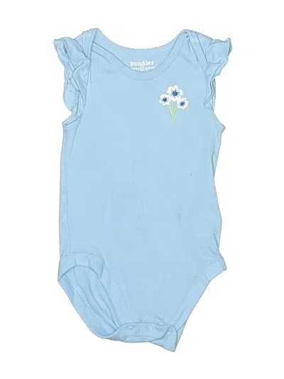 Pre-owned Bundles Kids' Short Sleeve Onesie In Blue
