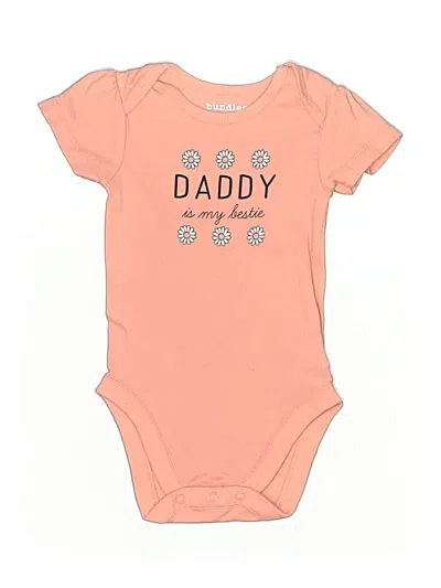 Pre-owned Bundles Babies' Short Sleeve Onesie In Orange